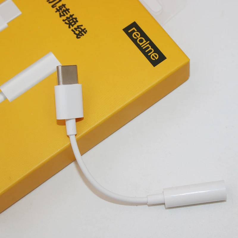 Аудиокабель Realme с разъемом USB Type-C для наушников 3 5 мм адаптер X3/X3 Pro/X7/X7 Pro/X50/X50