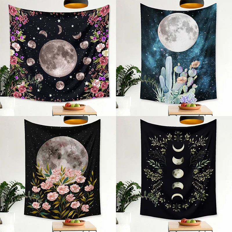 Vintage Moon Phase Wall Hanging Tapestry Mooonlight Green Olive Leaf Black Tapestries Boho Room Wall Decor Home Decoration Wall
Vintage Moon Phase Wall Hanging Tapestry Mooonlight Green Olive Leaf Black Tapestries Boho Room Wall Decor Home Decoration Wall
