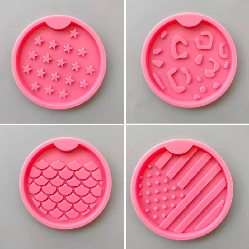 4 Styles Round Coaster Silicone Molds for Resin Casting USA Flag Fish Scale Pattern Coaster Epoxy Resin Molds Craft Tool 
4 Styles Round Coaster Silicone Molds for Resin Casting USA Flag Fish Scale Pattern Coaster Epoxy Resin Molds Craft Tool