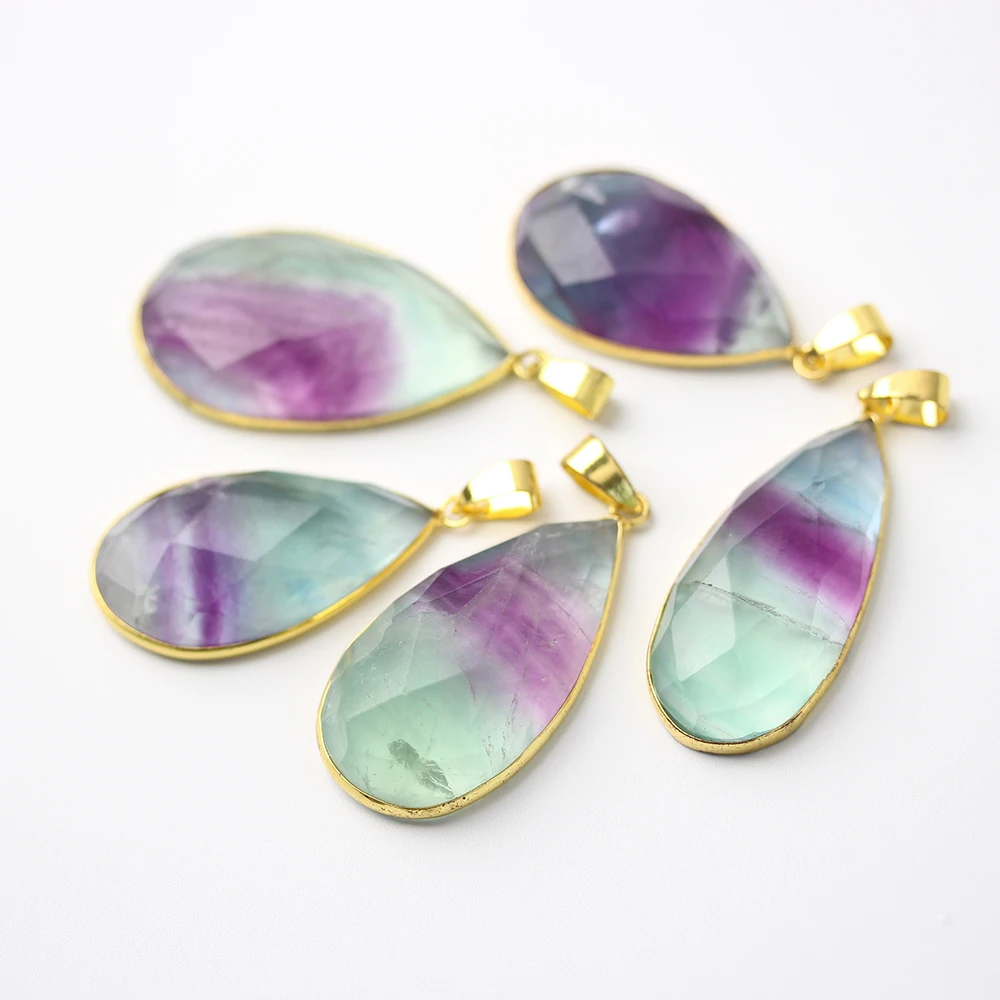 5Pcs/Lot Natural Rainbow Fluorite Stone Faceted Water Drop Pendants Necklace For Bracelet jewelry DIY Accessories XING-13JBAF
5Pcs/Lot Natural Rainbow Fluorite Stone Faceted Water Drop Pendants Necklace For Bracelet jewelry DIY Accessories XING-13JBAF