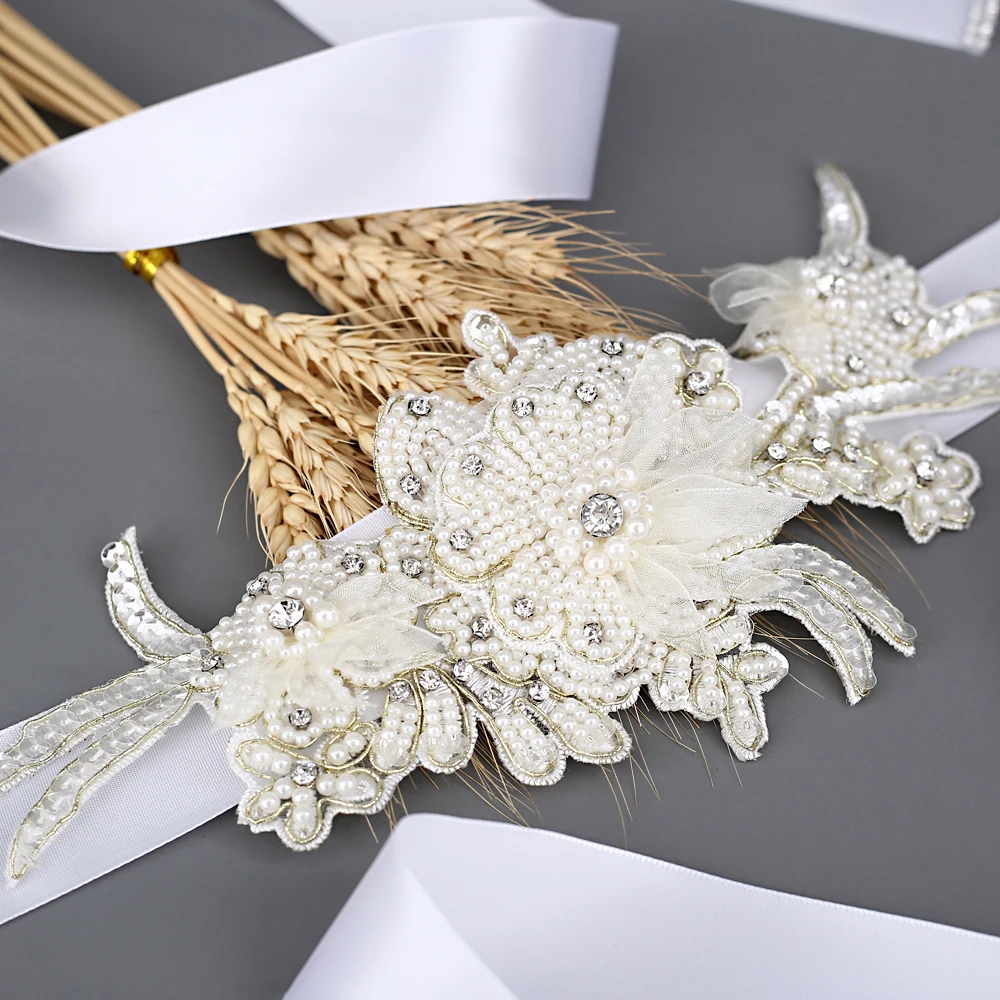 Vintage Bridal Belt for Women Flower Embellished Belt Wedding Dress Accessories Women Ribbon Belt Pearl Beaded Belt Flower Belt
Vintage Bridal Belt for Women Flower Embellished Belt Wedding Dress Accessories Women Ribbon Belt Pearl Beaded Belt Flower Belt