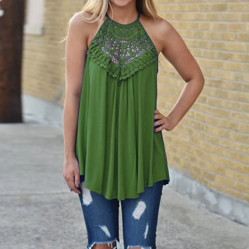 Women Summer Black T-shirt Large Size Lace Cotton Stitch Sleeveless Girls Tshirt Casual Halter Pleated Ladies Tops Loose Hollow
Women Summer Black T-shirt Large Size Lace Cotton Stitch Sleeveless Girls Tshirt Casual Halter Pleated Ladies Tops Loose Hollow