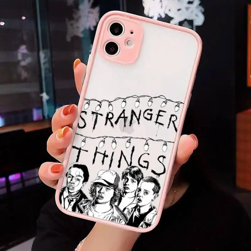 Stranger things season pattern Phone Case matte transparent For iphone 7 8 11 12 plus mini x xs xr pro max cover
Stranger things season pattern Phone Case matte transparent For iphone 7 8 11 12 plus mini x xs xr pro max cover