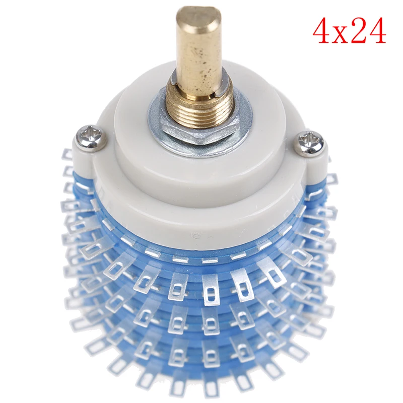 1pc 4 Pole 24 Step 4*24 Rotary Switch Attenuator Volume Control DIY Potentiometer stepped attenuator volume control plug
1pc 4 Pole 24 Step 4*24 Rotary Switch Attenuator Volume Control DIY Potentiometer stepped attenuator volume control plug