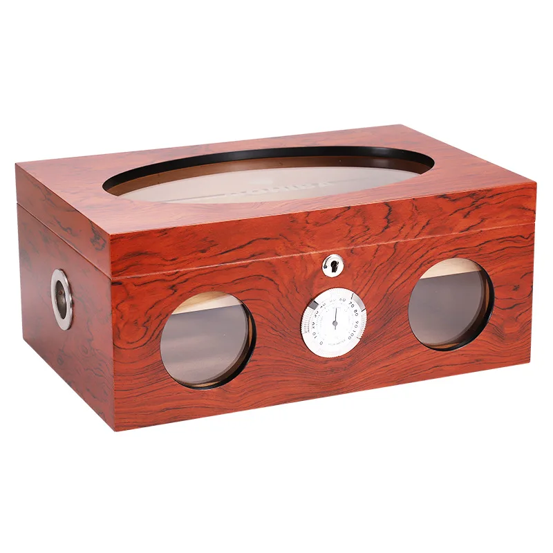 Cigar Storage Humidor Cigar Display Box with Tray Cedar Wood Travel Cigar Box with Humidifier and Hygrometer Men's Gift
Cigar Storage Humidor Cigar Display Box with Tray Cedar Wood Travel Cigar Box with Humidifier and Hygrometer Men's Gift