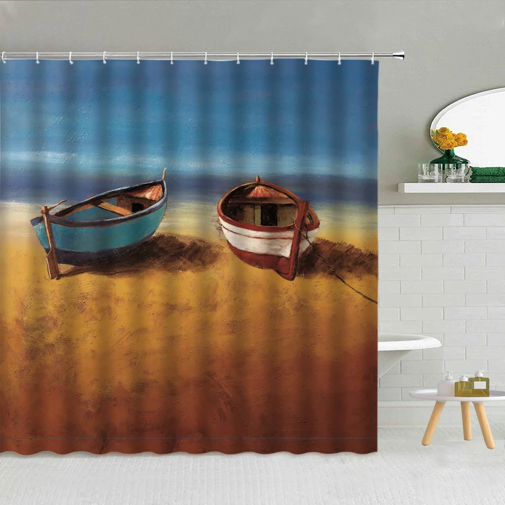 Морской пейзаж, картина маслом, занавеска для душа, каноэ, пляжный ландшафт, декор для ванной комнаты, кокосовое дерево, Русалка, водонепрони...
Морской пейзаж, картина маслом, занавеска для душа, каноэ, пляжный ландшафт, декор для ванной комнаты, кокосовое дерево, Русалка, водонепрони...