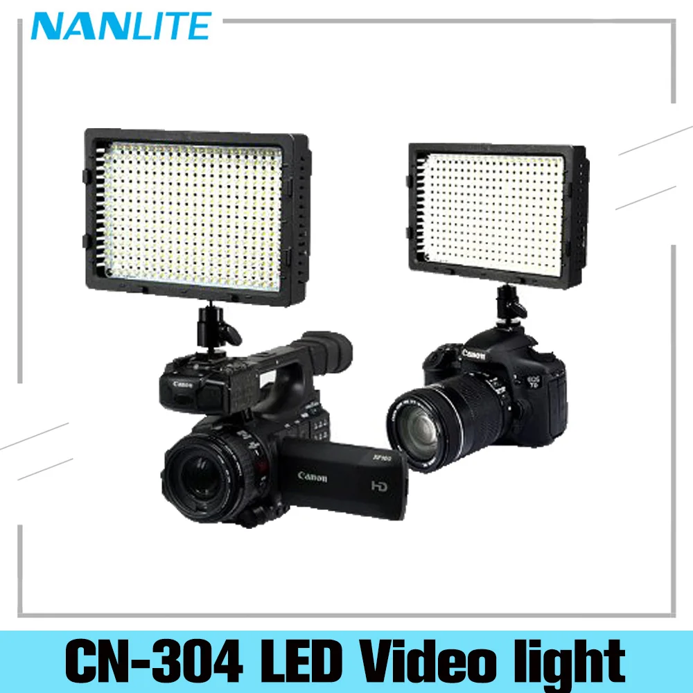 NanGuang CN-304 304 LED Video Light for DV DSLR Camcorder Dimmable High CRI LED Light Panel Photographic Lighting
NanGuang CN-304 304 LED Video Light for DV DSLR Camcorder Dimmable High CRI LED Light Panel Photographic Lighting