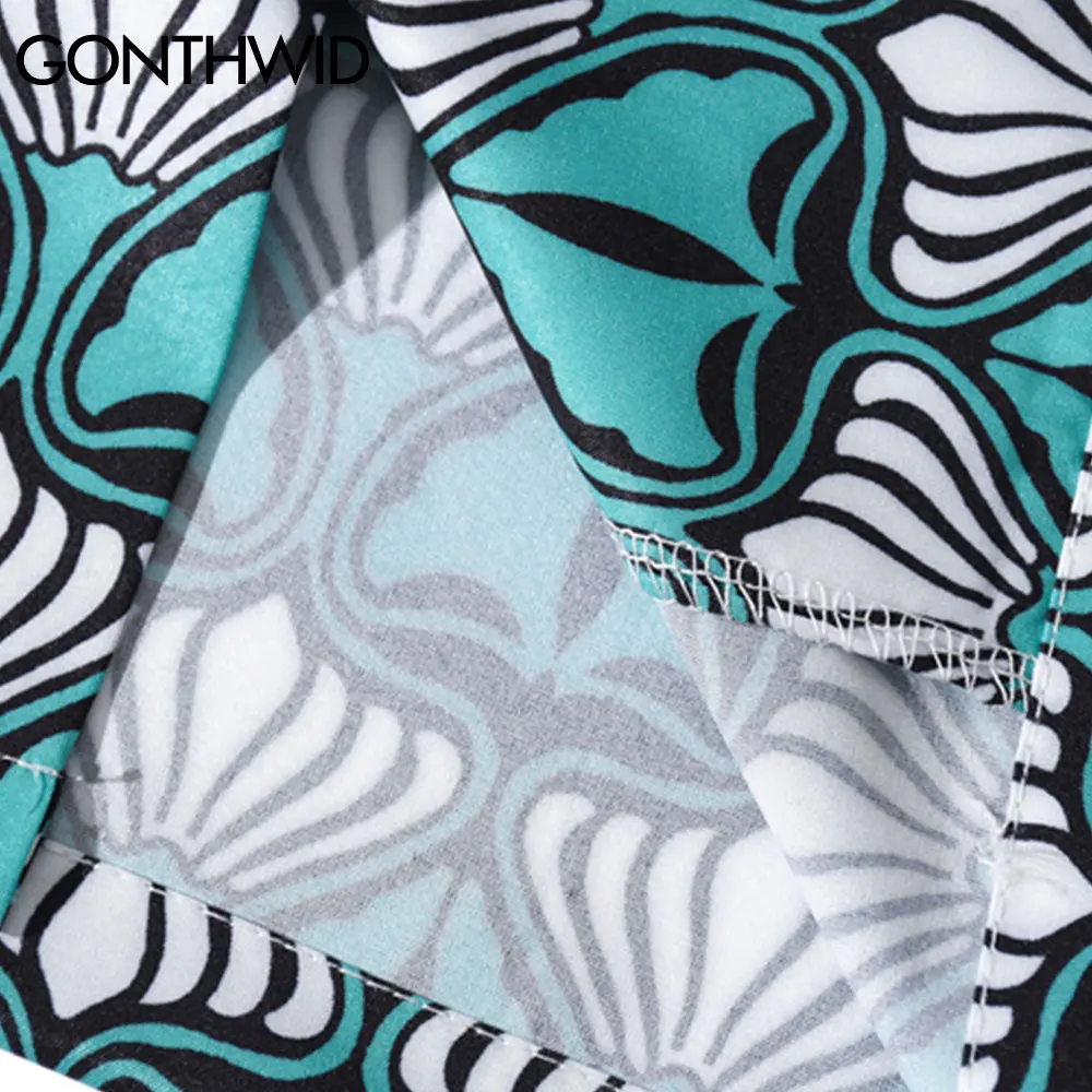 GONTHWID Hawaiian Shirts Harajuku Geometry Stripe Print Short Sleeve Shirt Streetwear Tropical Casual Fashion Beach Summer Tops
GONTHWID Hawaiian Shirts Harajuku Geometry Stripe Print Short Sleeve Shirt Streetwear Tropical Casual Fashion Beach Summer Tops