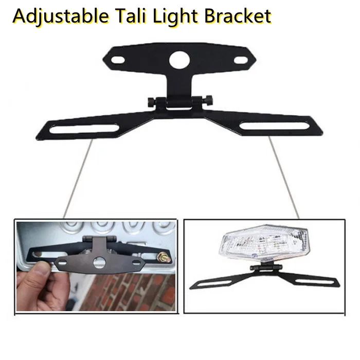 Motorcycle Tail Light Brake Adjustable License Plate Bracket Fold Taillight Mount Holder For Harley Bobber Chopper ATV Motorbike
Motorcycle Tail Light Brake Adjustable License Plate Bracket Fold Taillight Mount Holder For Harley Bobber Chopper ATV Motorbike