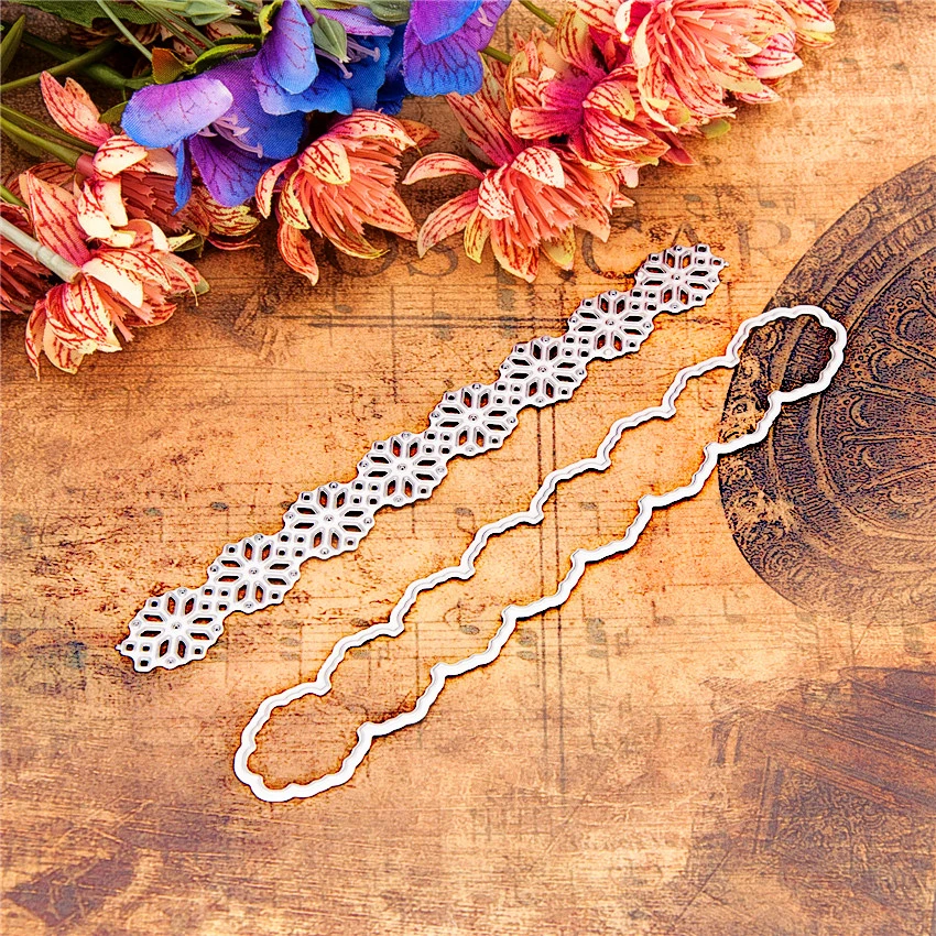 15x3cm Snowflake Lace Scrapbooking DIY Embossing Mother's Day Paper Dies Cutting Dies Carbon Steel Cutter Metal Die Cards
15x3cm Snowflake Lace Scrapbooking DIY Embossing Mother's Day Paper Dies Cutting Dies Carbon Steel Cutter Metal Die Cards