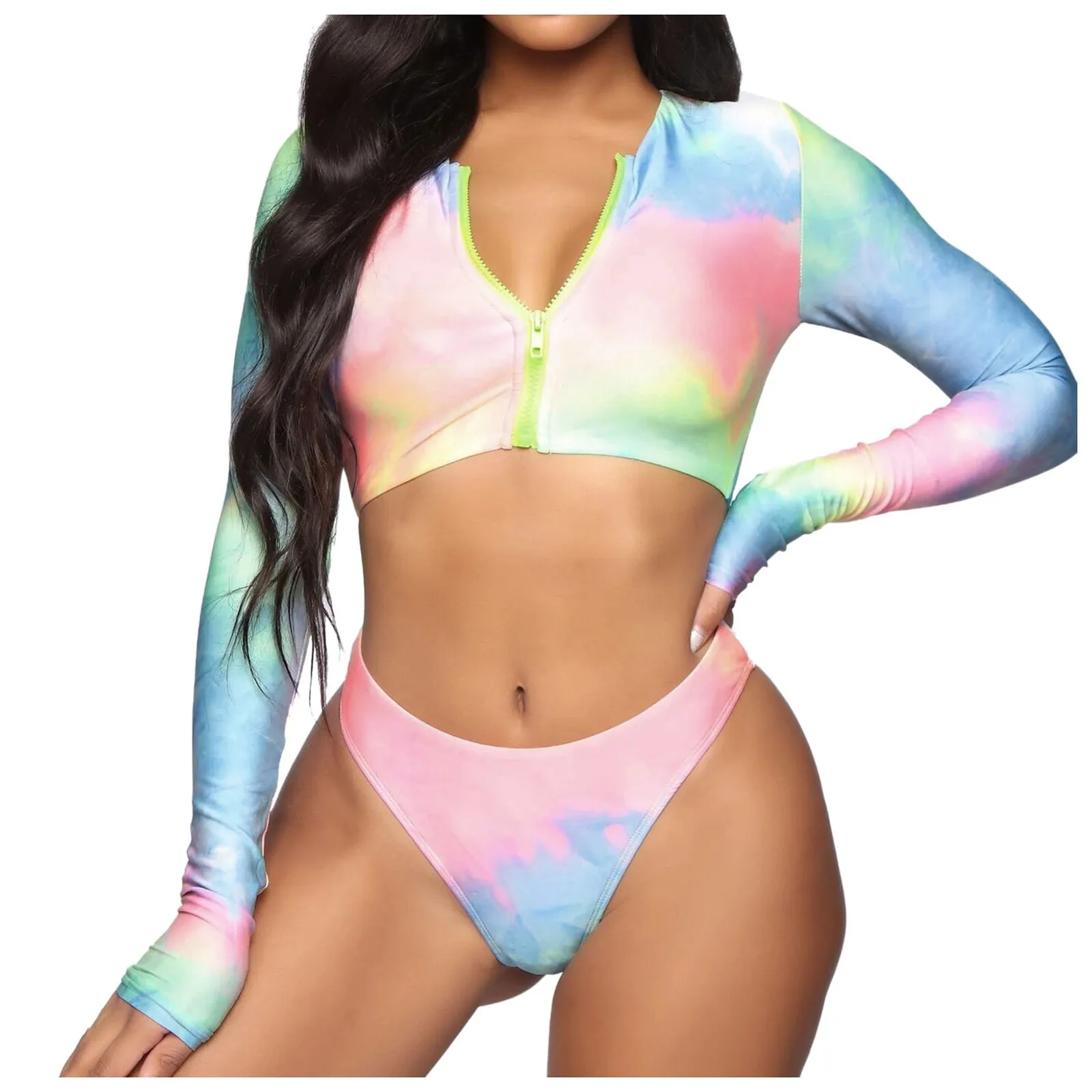 Купальник-бандо женский с длинным рукавом, пикантный бандажный комплект бикини с градиентным принтом, бразильский купальник с чашками пуш-...
Купальник-бандо женский с длинным рукавом, пикантный бандажный комплект бикини с градиентным принтом, бразильский купальник с чашками пуш-...