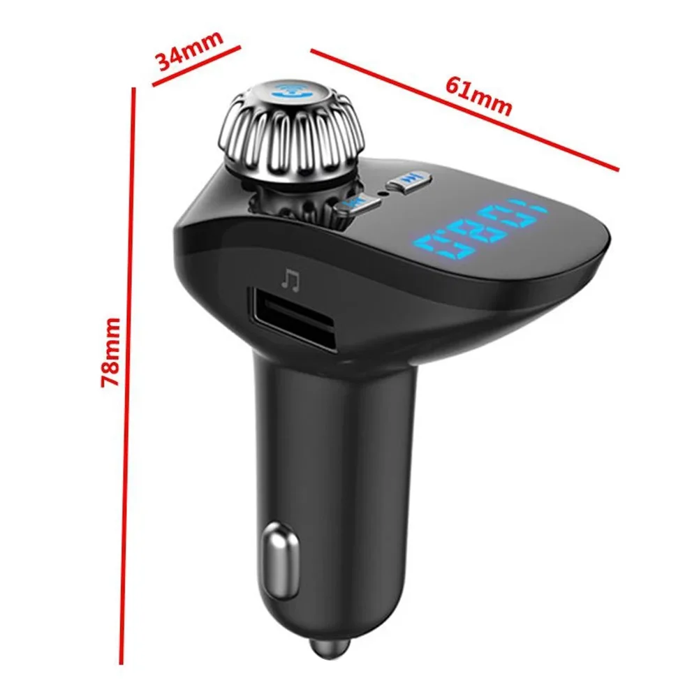 Mini Wireless Car MP3 Music Bluetooth Player Adapter LED Digital Screen Dual USB 3.1A Port G95 Car Bluetooth FM Transmitter 
Mini Wireless Car MP3 Music Bluetooth Player Adapter LED Digital Screen Dual USB 3.1A Port G95 Car Bluetooth FM Transmitter