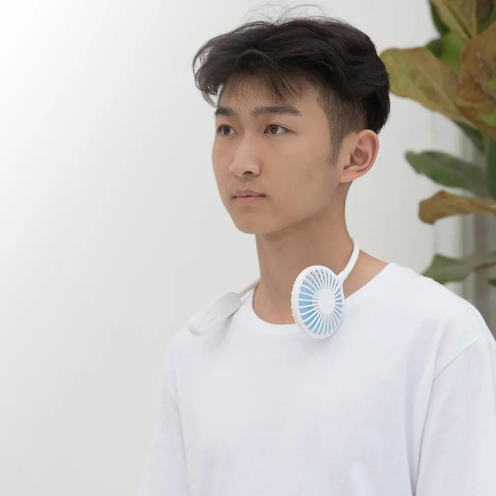 Headphones hanging neck fan USB portable 360degree rotating mini fans folding clip practical fans
Headphones hanging neck fan USB portable 360degree rotating mini fans folding clip practical fans