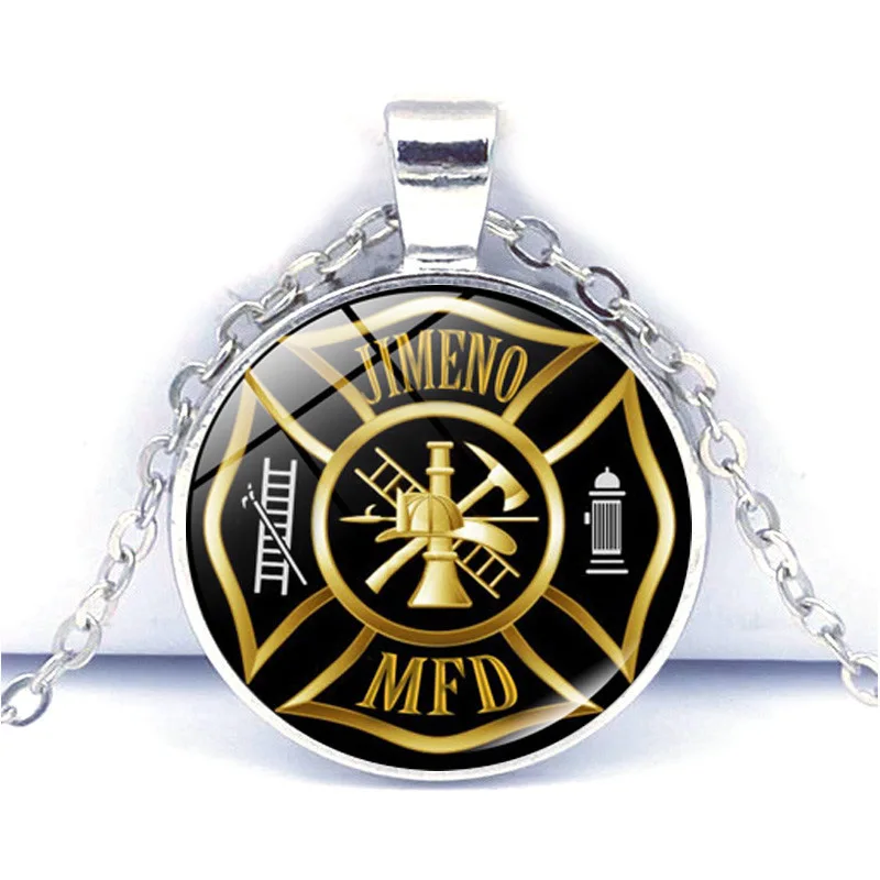 Rescue Firefighter Necklace Fashion Personality Men's Unisex Accessories Jewelry Gift Metal O Chain Pendant Necklaces
Rescue Firefighter Necklace Fashion Personality Men's Unisex Accessories Jewelry Gift Metal O Chain Pendant Necklaces