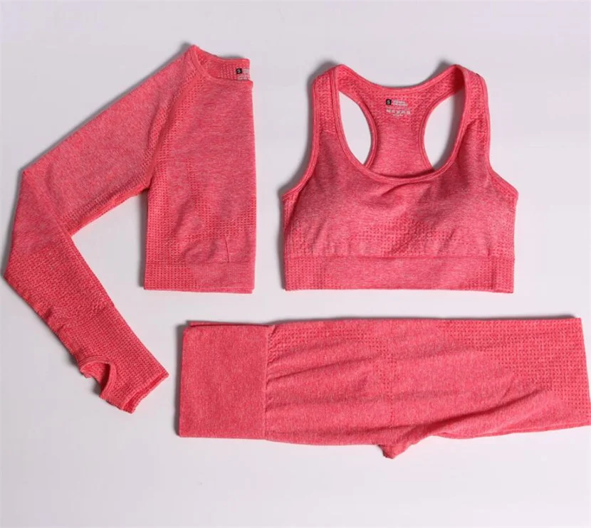 Women Sportswear Suit Yoga Set Athletic Wear Workout Seamless High Waist Gym Leggings Fitness Bra Crop Top Training Activewear
Women Sportswear Suit Yoga Set Athletic Wear Workout Seamless High Waist Gym Leggings Fitness Bra Crop Top Training Activewear