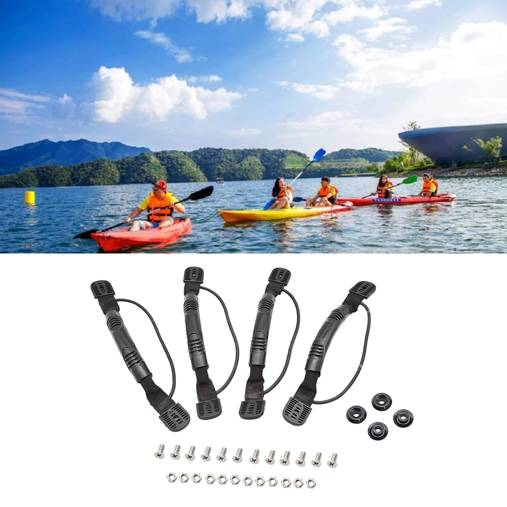 4pcs Kayak Carry Handle Side Mounted Nylon Carrying Handles Accessory Fitting Kayak Accessories Hardware Transport Tool Kits
4pcs Kayak Carry Handle Side Mounted Nylon Carrying Handles Accessory Fitting Kayak Accessories Hardware Transport Tool Kits