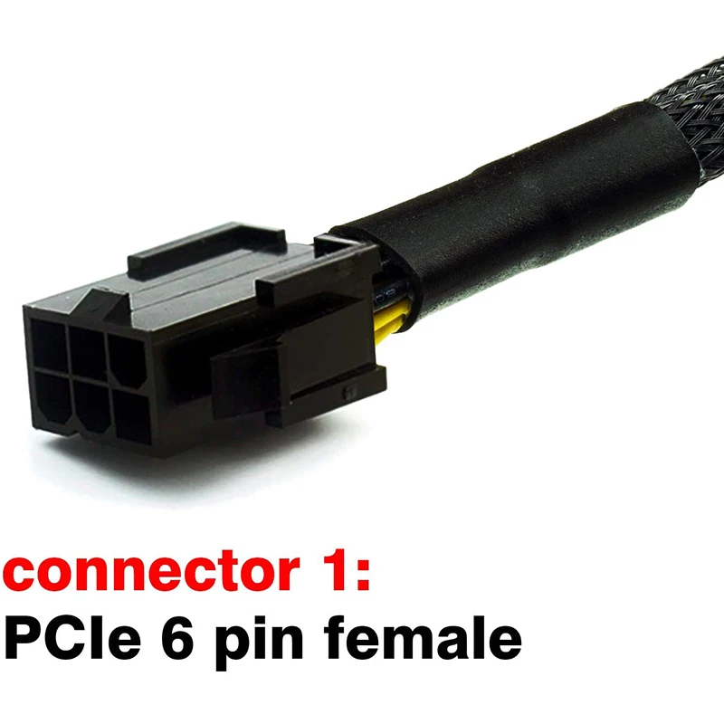 2 Pcs PCI-E 6 Pin to Dual PCIe 8 Pin (6+2) Image Card PCI Express Power Adapter GPU VGA Y-Splitter Extension Cable
2 Pcs PCI-E 6 Pin to Dual PCIe 8 Pin (6+2) Image Card PCI Express Power Adapter GPU VGA Y-Splitter Extension Cable