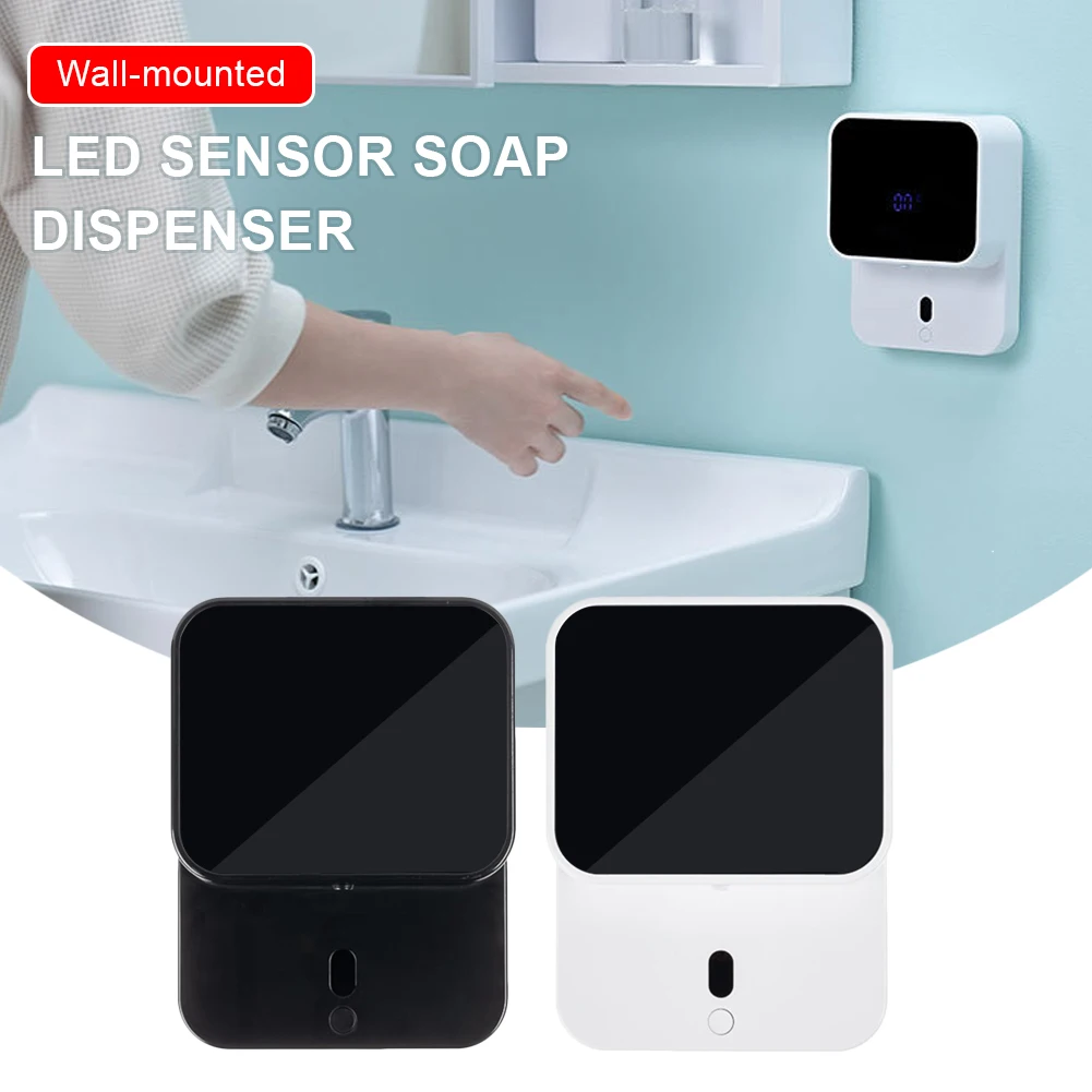 

280ml Hand Wash Kitchen Home Hotel Rechargeable Touchless Automatic Handsfree Sensitive Soap Dispenser Wall Mounted IR Sensor