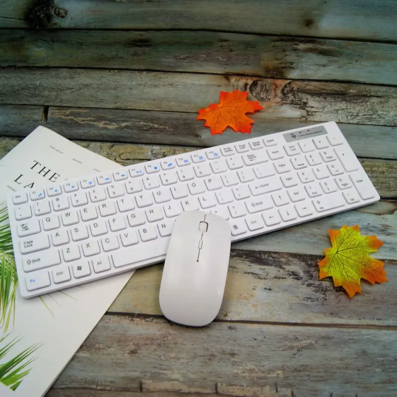 Universal Silent Ultra-thin 2.4G Wireless Keyboard and Mouse Set for Laptop PC Computer
Universal Silent Ultra-thin 2.4G Wireless Keyboard and Mouse Set for Laptop PC Computer