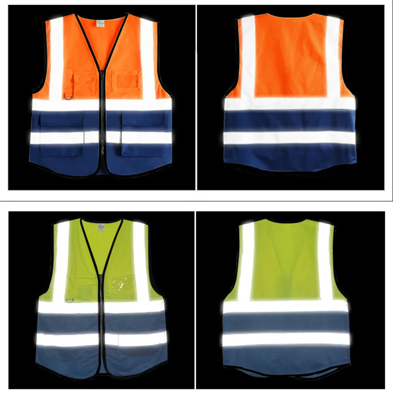 Breathable Traffic Night Work Security Running Cycling Safety Reflective Vest High Visibility Reflective Safety Jacket Fast Ship 
Breathable Traffic Night Work Security Running Cycling Safety Reflective Vest High Visibility Reflective Safety Jacket Fast Ship