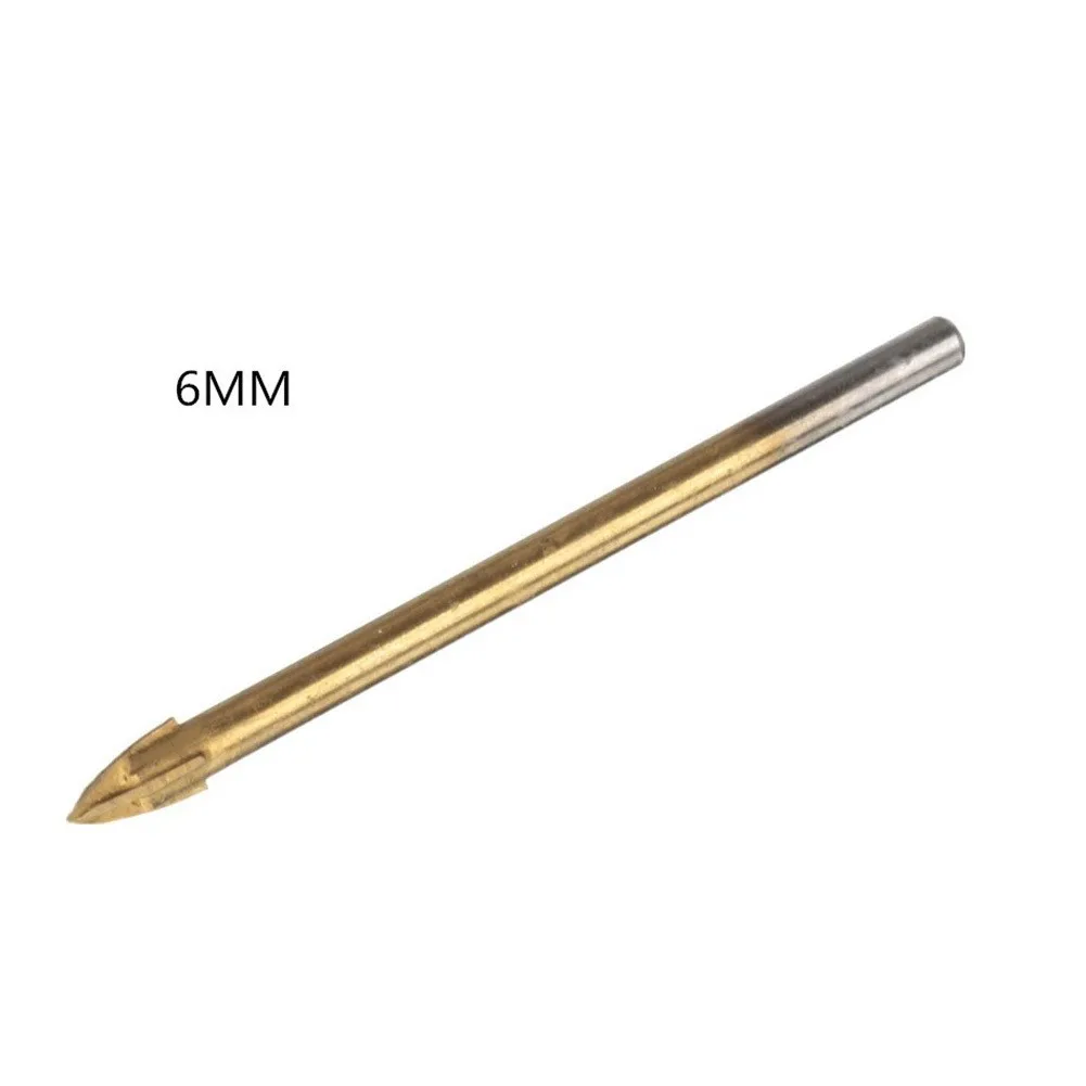 4-12mm Cross Tile Drill Bits Titanium Carbide Ceramic Wood Glass Drill Bit Set Wall Concrete Spear Hole Opener 4/5/6/8/10/12mm
4-12mm Cross Tile Drill Bits Titanium Carbide Ceramic Wood Glass Drill Bit Set Wall Concrete Spear Hole Opener 4/5/6/8/10/12mm