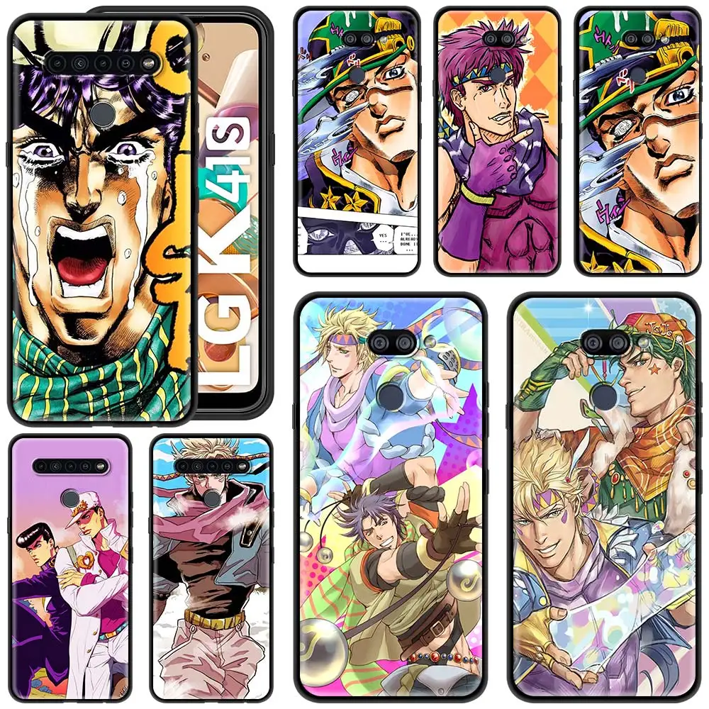Jojo экстрим приключения мягкий чехол для LG K41s K40s K40 K42 K50 K50s K52 K51 K61 K71 G6 G7 G8 Q70 бант из