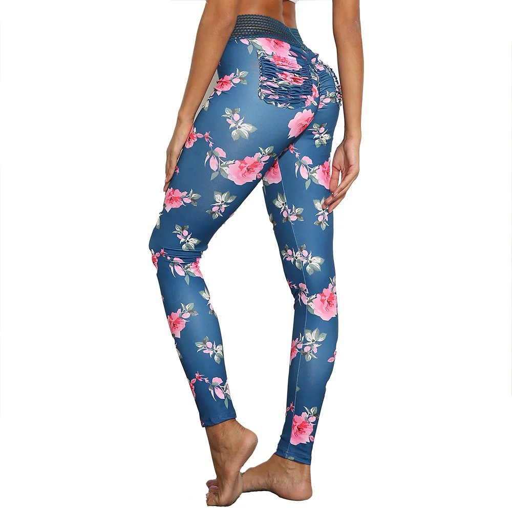 Леггинсы женские с цветочным принтом, модные спортивные штаны для бега, с завышенной талией, с эффектом пуш-ап, для занятий йогой 
Леггинсы женские с цветочным принтом, модные спортивные штаны для бега, с завышенной талией, с эффектом пуш-ап, для занятий йогой
