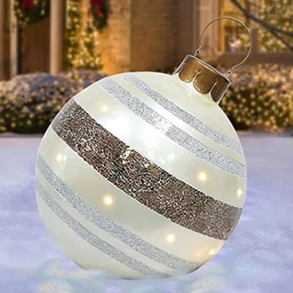 60cm Christmas Balls Home Outdoor PVC Christmas Inflatable Ball Christmas Tree Decorations 2022 Navidad New Year Xmas Gift
60cm Christmas Balls Home Outdoor PVC Christmas Inflatable Ball Christmas Tree Decorations 2022 Navidad New Year Xmas Gift