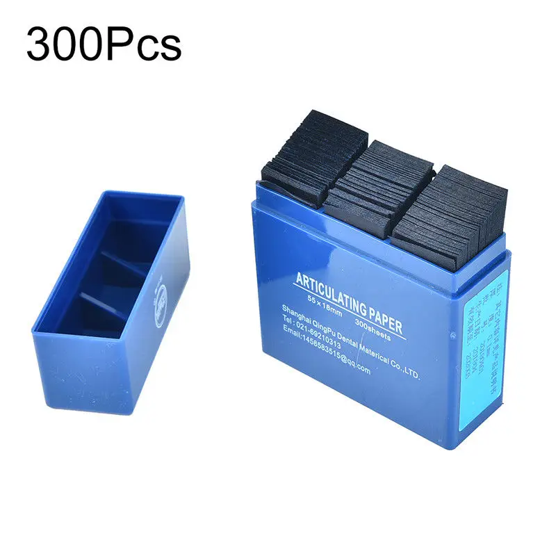 300pcs/Box 55*18mm Dental Articulating Paper Strips Dental Lab Products Tool Oral Teeth Care Whitening Material
300pcs/Box 55*18mm Dental Articulating Paper Strips Dental Lab Products Tool Oral Teeth Care Whitening Material