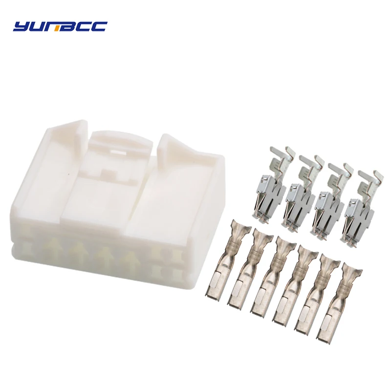 2Sets 10Pin AMP TE TYCO High Voltage Automotive Connector Rubber Shell Sheathed Female Socket Plug With Terminal 936363-1
2Sets 10Pin AMP TE TYCO High Voltage Automotive Connector Rubber Shell Sheathed Female Socket Plug With Terminal 936363-1