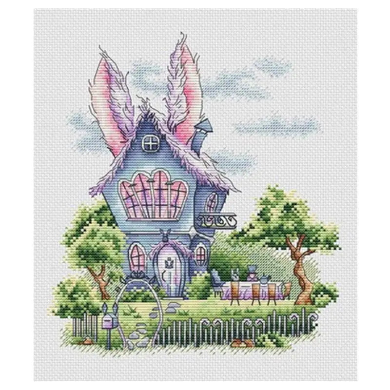 Cute Bunny House patterns counted 11CT 14CT 18CT DIY Cross Stitch Sets Cross-stitch Kits Embroidery Needlework
Cute Bunny House patterns counted 11CT 14CT 18CT DIY Cross Stitch Sets Cross-stitch Kits Embroidery Needlework
