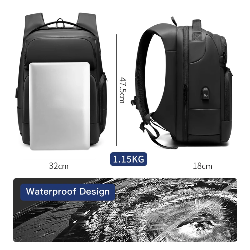 Men 15.6 inch Laptop Backpack Casual Business Large Capacity Multi-layer Backpacks Male Waterproof USB Charging Travel Bag
Men 15.6 inch Laptop Backpack Casual Business Large Capacity Multi-layer Backpacks Male Waterproof USB Charging Travel Bag
