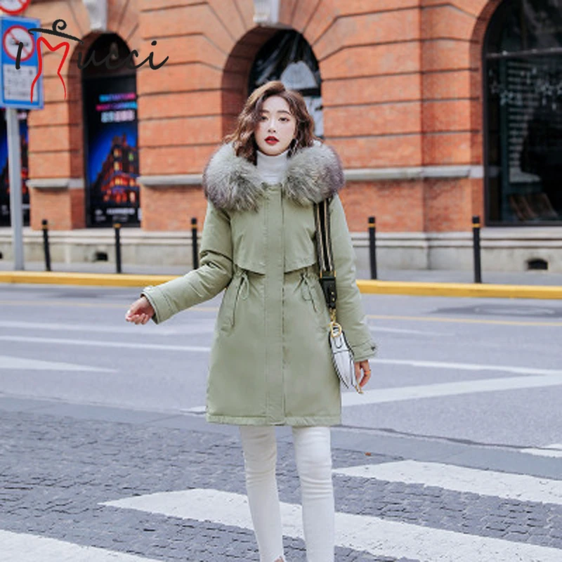 iMucci 2021 New Women's Jacket Inside Thick Warm Mid-long Hooded Woman Parkas Streetwear Jacket Female Oversize Plush Fur Coat
iMucci 2021 New Women's Jacket Inside Thick Warm Mid-long Hooded Woman Parkas Streetwear Jacket Female Oversize Plush Fur Coat