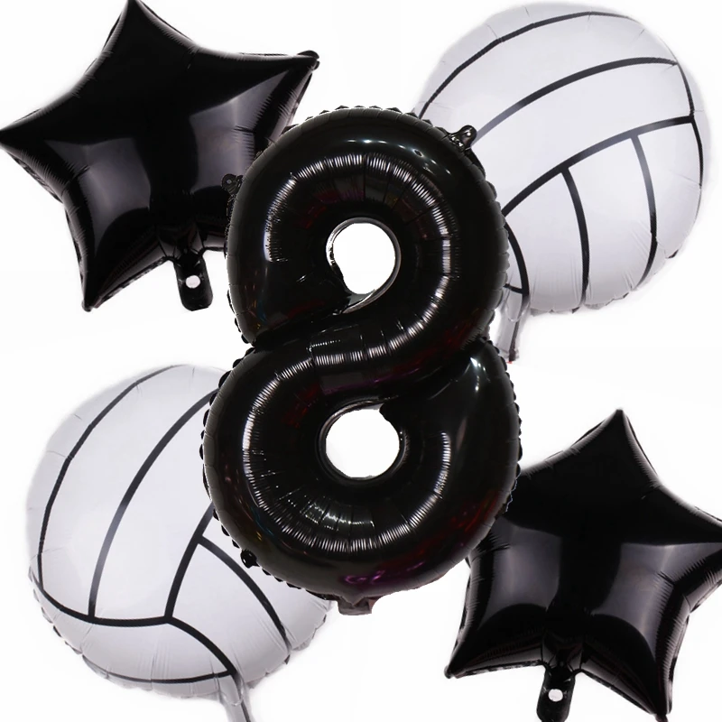 5pcs Kids Birthday Sports Competition Party Decor Tennis Theme 18inch Round 32inch Black Number Foil Balloons Suit Supplies
5pcs Kids Birthday Sports Competition Party Decor Tennis Theme 18inch Round 32inch Black Number Foil Balloons Suit Supplies