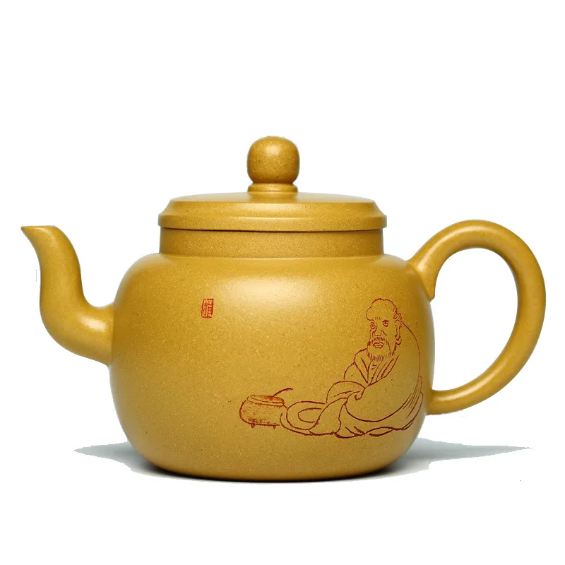 Yixing Zisha teapot, a national high-quality product, is hand-made. It is a kind of Sichan teapot, a Kung Fu teapot, and a ball
Yixing Zisha teapot, a national high-quality product, is hand-made. It is a kind of Sichan teapot, a Kung Fu teapot, and a ball
