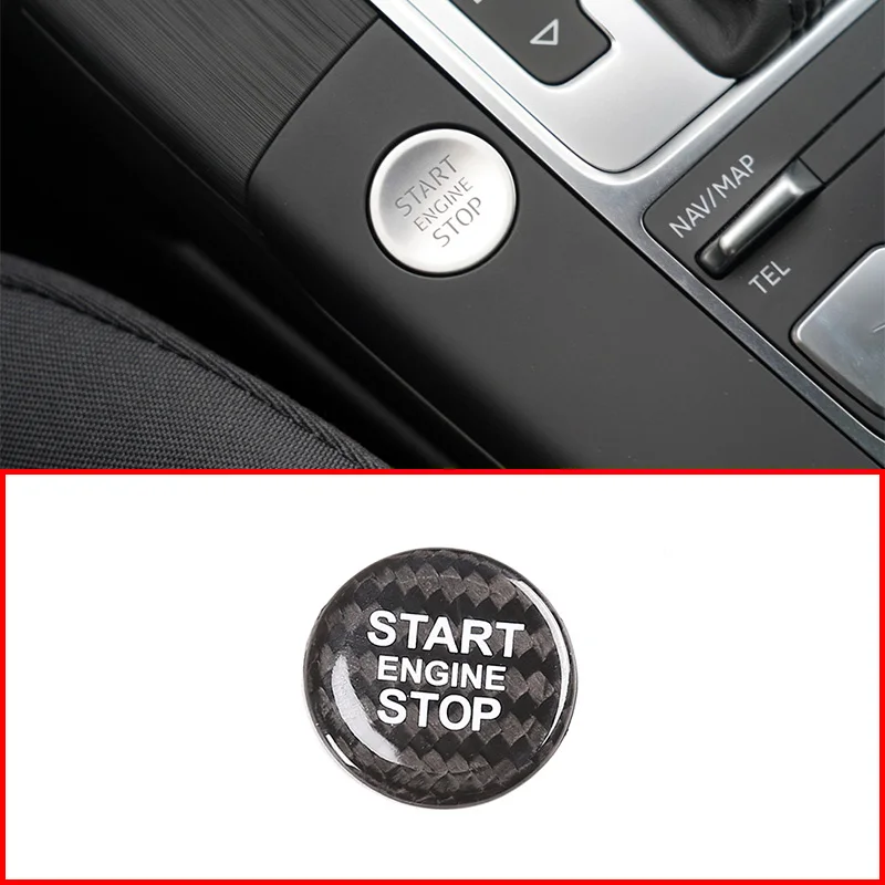 Car Interior Carbon Fiber Engine Start Stop Button Cover Trim Accessories For A4L A5 A6L A7 Q3 Q5 Q5L Q7 2010-2019
Car Interior Carbon Fiber Engine Start Stop Button Cover Trim Accessories For A4L A5 A6L A7 Q3 Q5 Q5L Q7 2010-2019