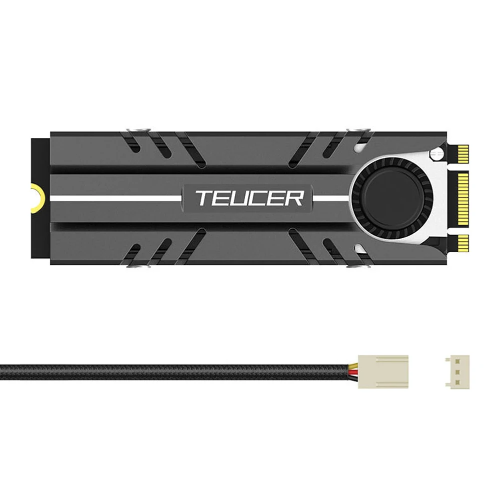 TEUCER 3Pin M.2 SSD Hard Disk Solid State Hard Disk Fan Heatsink SSD Solid State Drive Thermal Pads Cooler for PCIE
TEUCER 3Pin M.2 SSD Hard Disk Solid State Hard Disk Fan Heatsink SSD Solid State Drive Thermal Pads Cooler for PCIE