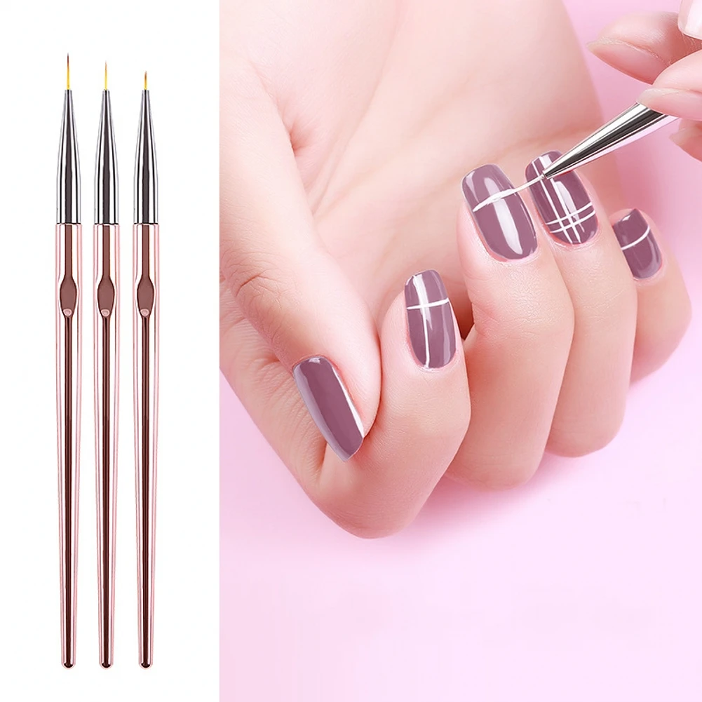3pcs/Set Nail Art Decorations Brush Set Tools Professional Painting Pen for False Nail Tips Nail Art Decorations Design
3pcs/Set Nail Art Decorations Brush Set Tools Professional Painting Pen for False Nail Tips Nail Art Decorations Design