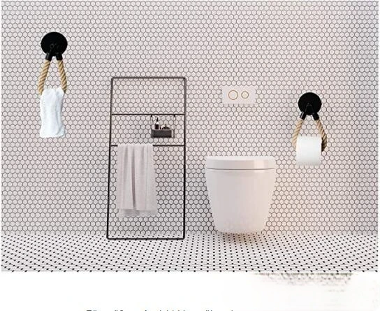 Vintage Towel Hanging Rope Toilet Paper Holde Kitchen Bathroom Toilet Paper Holder Storage Rack Suction Cup Wall Mounted Movable
Vintage Towel Hanging Rope Toilet Paper Holde Kitchen Bathroom Toilet Paper Holder Storage Rack Suction Cup Wall Mounted Movable