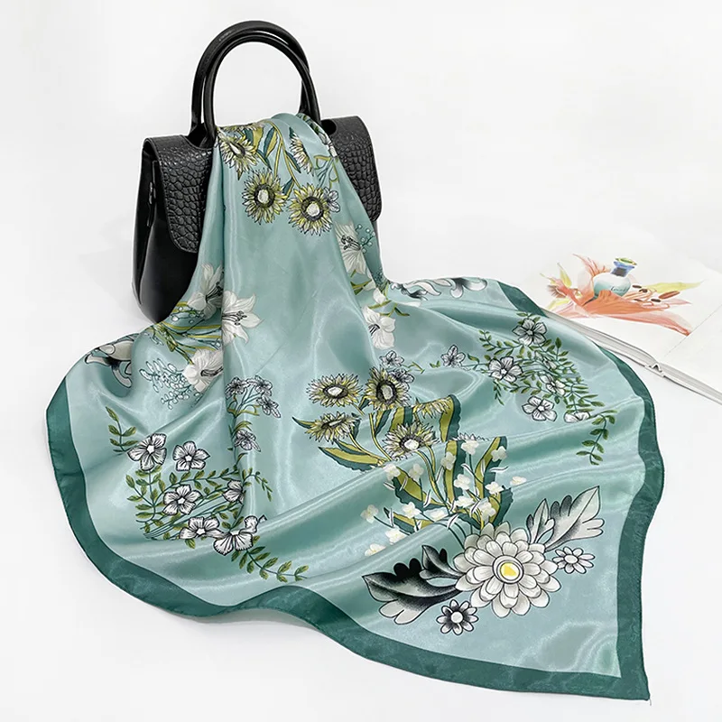 Fashion Scarves for Women 90*90cm Shawl Print Silk Satin Hijab Scarf Female Bandana Luxury Brand Square Shawls Scarfs Ladies
Fashion Scarves for Women 90*90cm Shawl Print Silk Satin Hijab Scarf Female Bandana Luxury Brand Square Shawls Scarfs Ladies