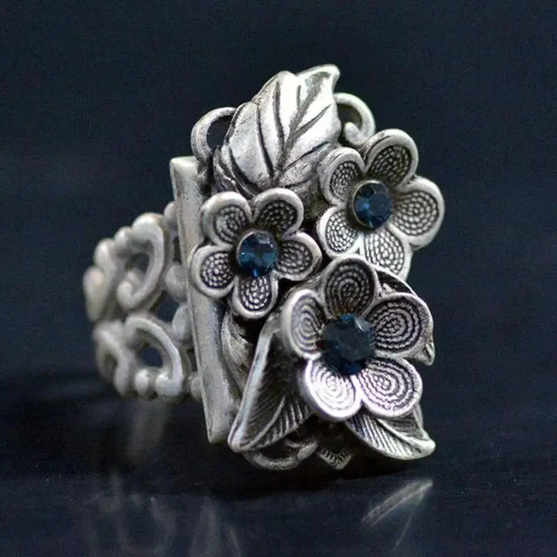 2023 Cute Vintage Flower Noble Aquamarine Anillos Mujer Woman Rings Gothic Accessories Gold Jewelry Wedding Engagement Ring
2023 Cute Vintage Flower Noble Aquamarine Anillos Mujer Woman Rings Gothic Accessories Gold Jewelry Wedding Engagement Ring