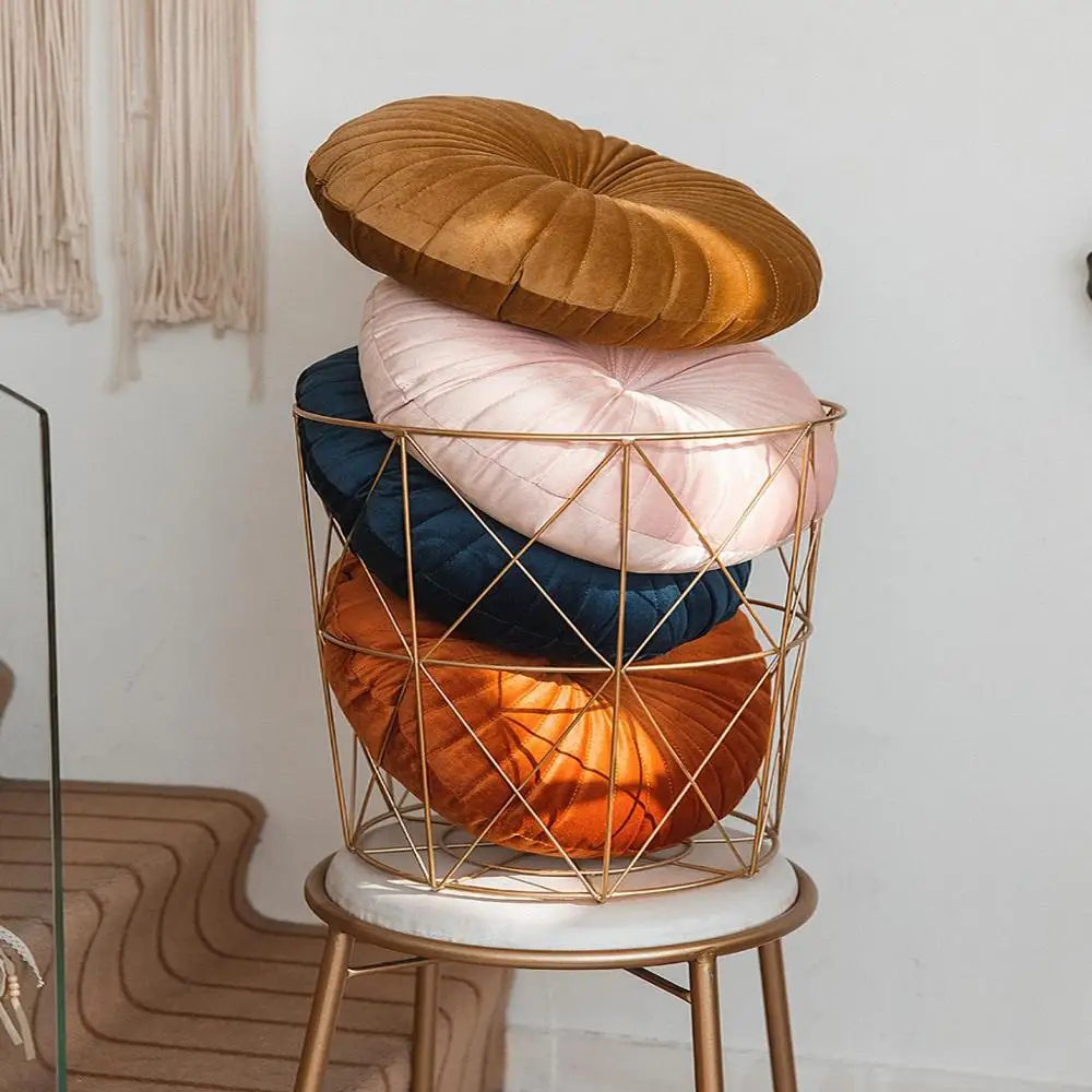 Retro round shaped Pumpkin pillow,40*40*10cm European style round Seat cushion/Back cushion or as sofa pillow bed pillow velvet
Retro round shaped Pumpkin pillow,40*40*10cm European style round Seat cushion/Back cushion or as sofa pillow bed pillow velvet