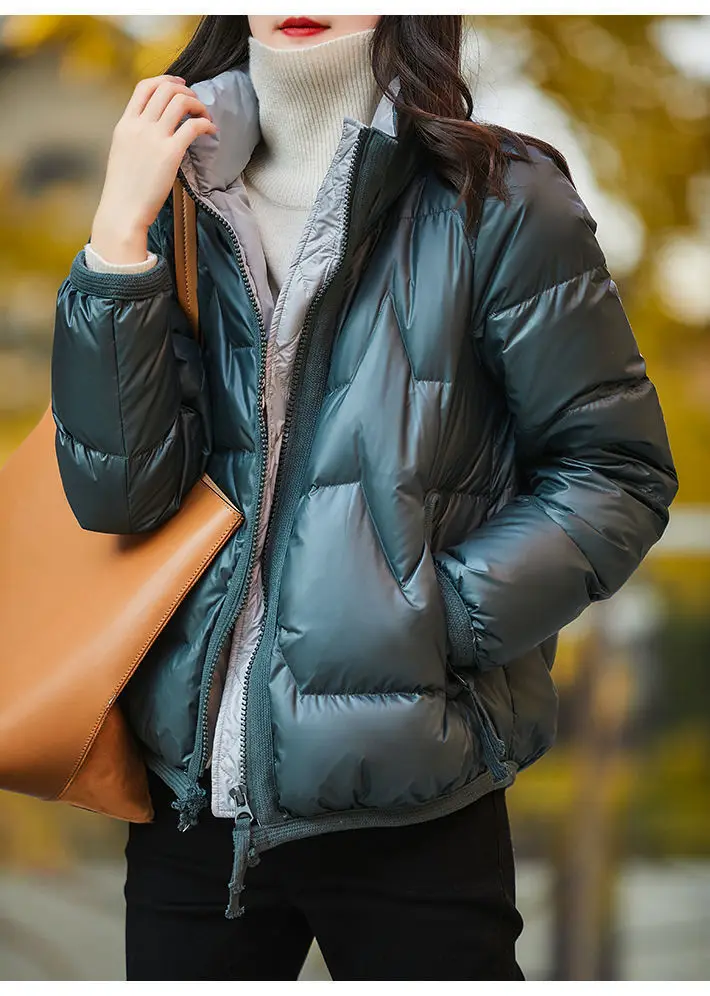 2021 new women's short down cotton jacket stand collar loose fashion thickened warm cotton jacket cotton jacket
2021 new women's short down cotton jacket stand collar loose fashion thickened warm cotton jacket cotton jacket