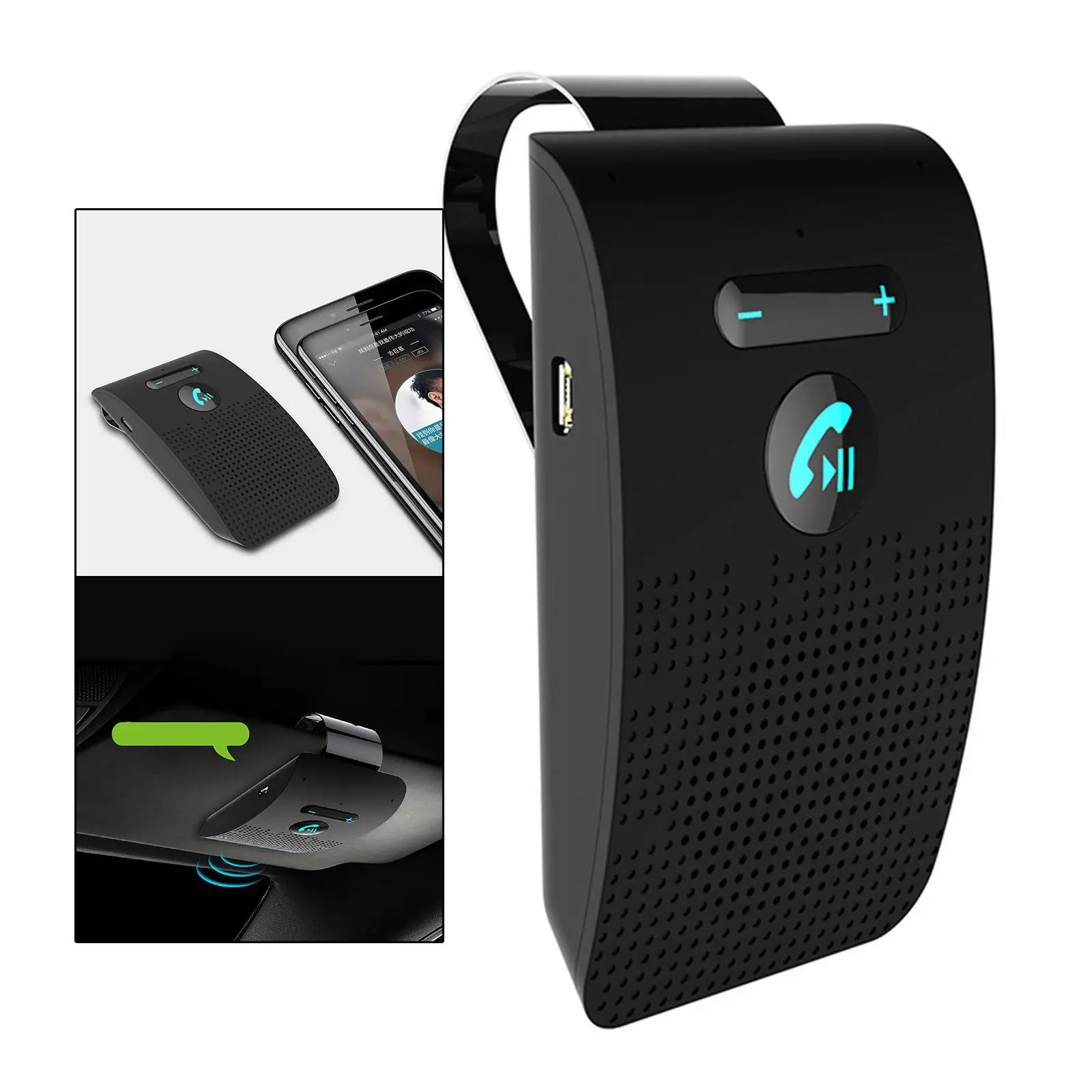 

Wireless BT Speaker Audio Music Player for Travel Outdoors Wireless Speakerphone Handsfree Talking Multi-Point Multifunction