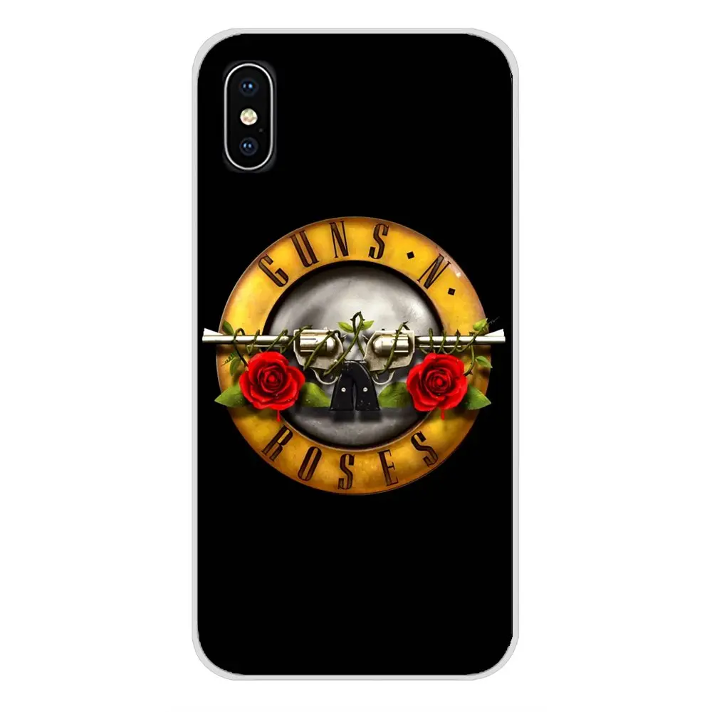 Силиконовый чехол для телефона рисунок Guns N Roses Samsung Galaxy J1 J2 J3 J4 J5 J6 J7 J8 Plus 2018 Prime 2015