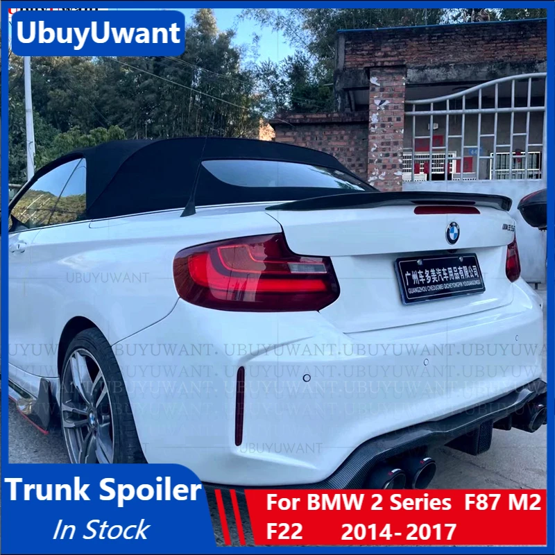 UBUYUWANT для 2014-2017 BMW 2 серии F87 M2 F22 спойлер из углеродного волокна P Стиль заднее крыло багажника комплект кузова автомобиля аксессуары для BMW F22
UBUYUWANT для 2014-2017 BMW 2 серии F87 M2 F22 спойлер из углеродного волокна P Стиль заднее крыло багажника комплект кузова автомобиля аксессуары для BMW F22