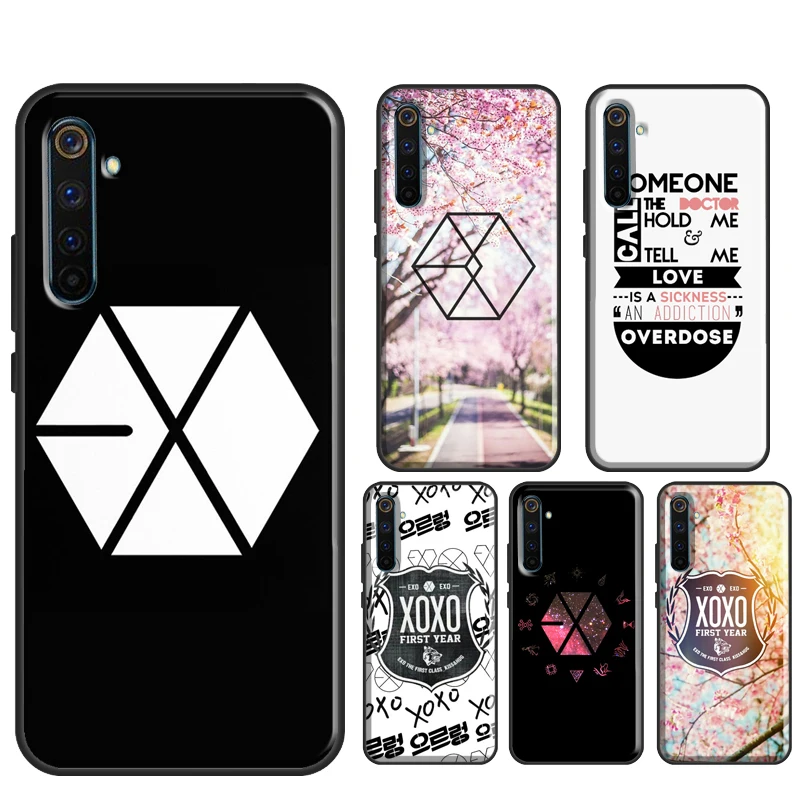 Чехол EXO KPOP с логотипом группы Boy для OPPO A5 A9 A15 A52 A72 A53 Realme 9i 8i 8 Pro GT Neo 2 Master OnePlus 10 9 9R |