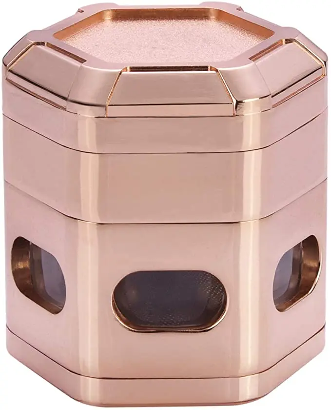 Mini Alloy Tobacco Grinder Hexagon Tobacco Grinder With 4 Chambers Smoke Grinders Weed Herb Grinder Cigarette Accessories
Mini Alloy Tobacco Grinder Hexagon Tobacco Grinder With 4 Chambers Smoke Grinders Weed Herb Grinder Cigarette Accessories
