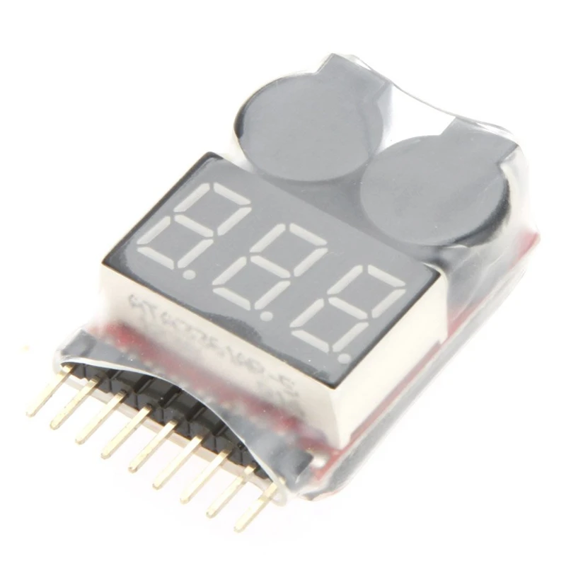 Original RC Li-ion Lipo Battery Tester Low Voltage Buzzer Alarm Warning Vistapower 1-8S Digital Display Indicator
Original RC Li-ion Lipo Battery Tester Low Voltage Buzzer Alarm Warning Vistapower 1-8S Digital Display Indicator