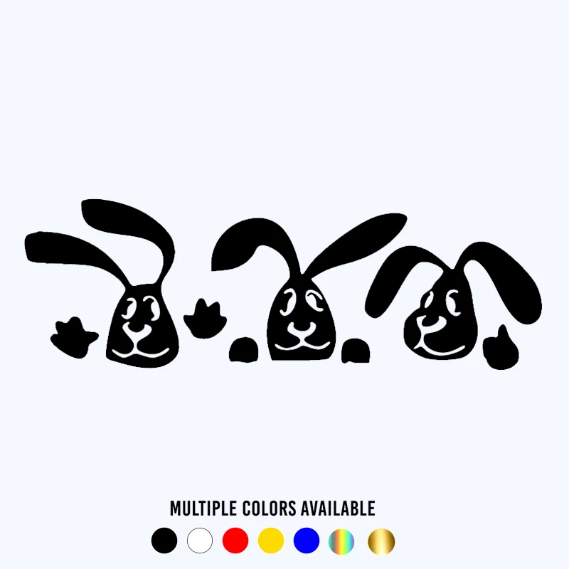 CK2914# 30*10cm Bunnies funny car sticker vinyl decal car auto stickers for car bumper/rear window car decoration
CK2914# 30*10cm Bunnies funny car sticker vinyl decal car auto stickers for car bumper/rear window car decoration